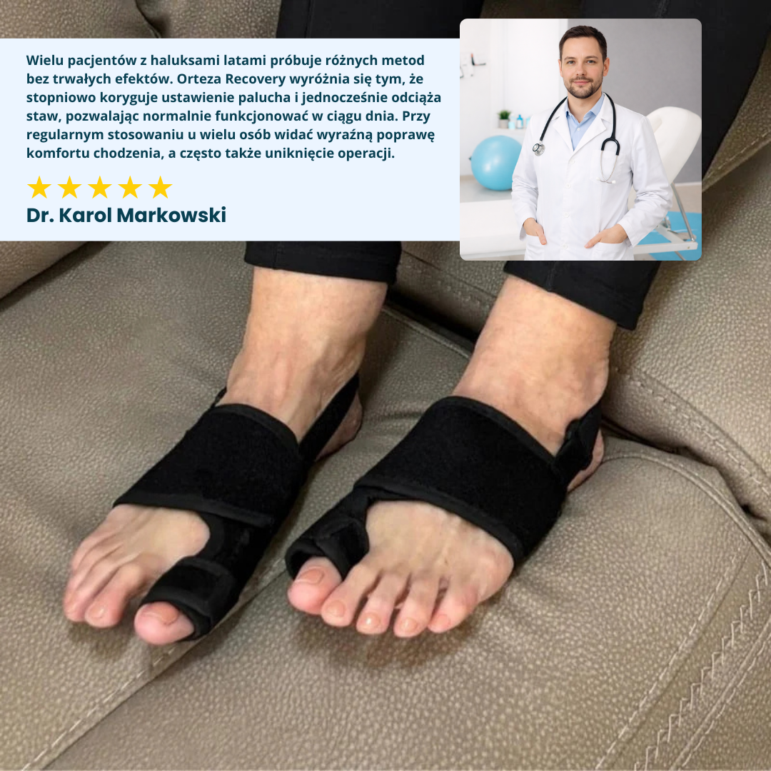 Recovery™ - Orteza Ortopedyczna na Haluksy